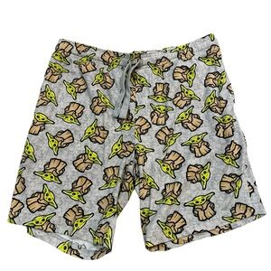 Star Wars Yoda Shorts‎ Elastic Drawstrings Size Medium